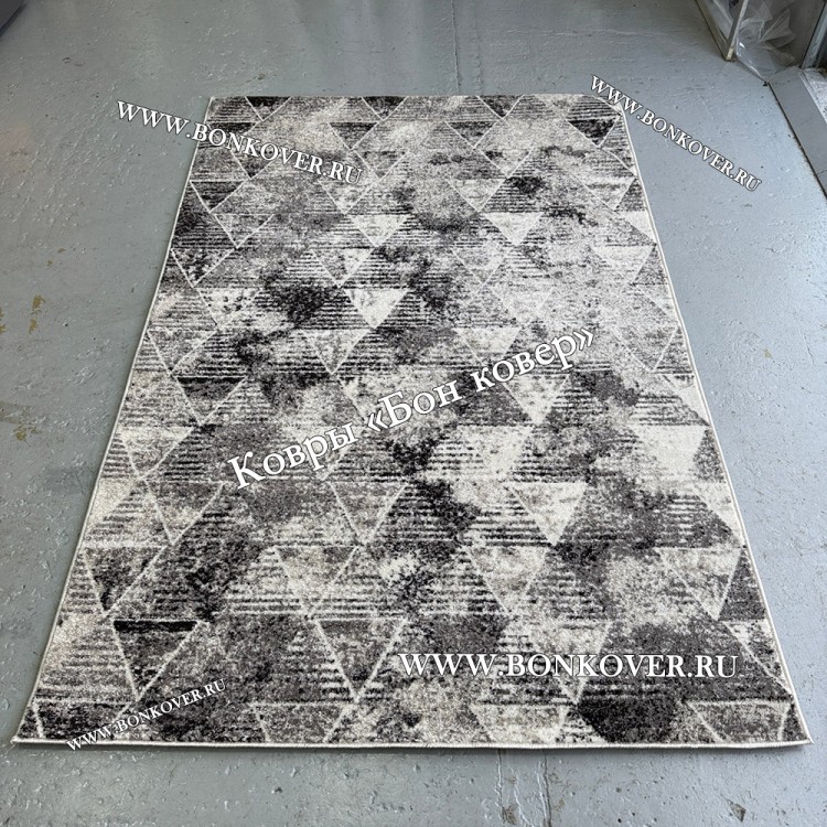 Ковер Лайт Карпет New 05 NN Геометрический Серый