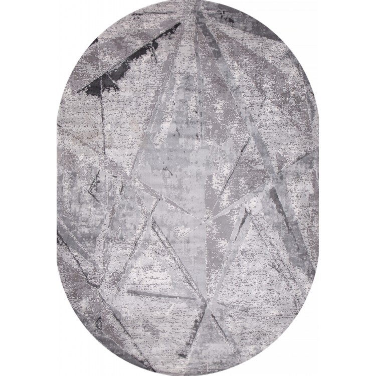 Ковер Armina 04022G GREY / GREY Овал